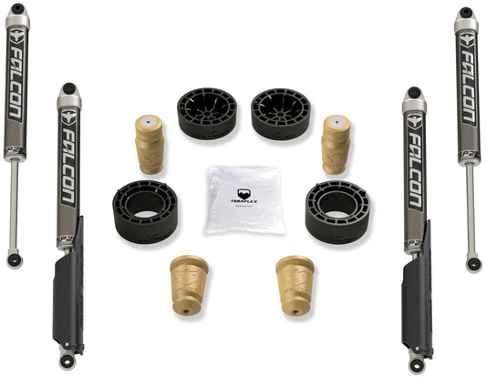 KIT ONLY: Teraflex 1.5" Sport ST1 Spacer Lift System, FALCON SP2 Shocks - for Wrangler 4dr JLU or 2dr JL