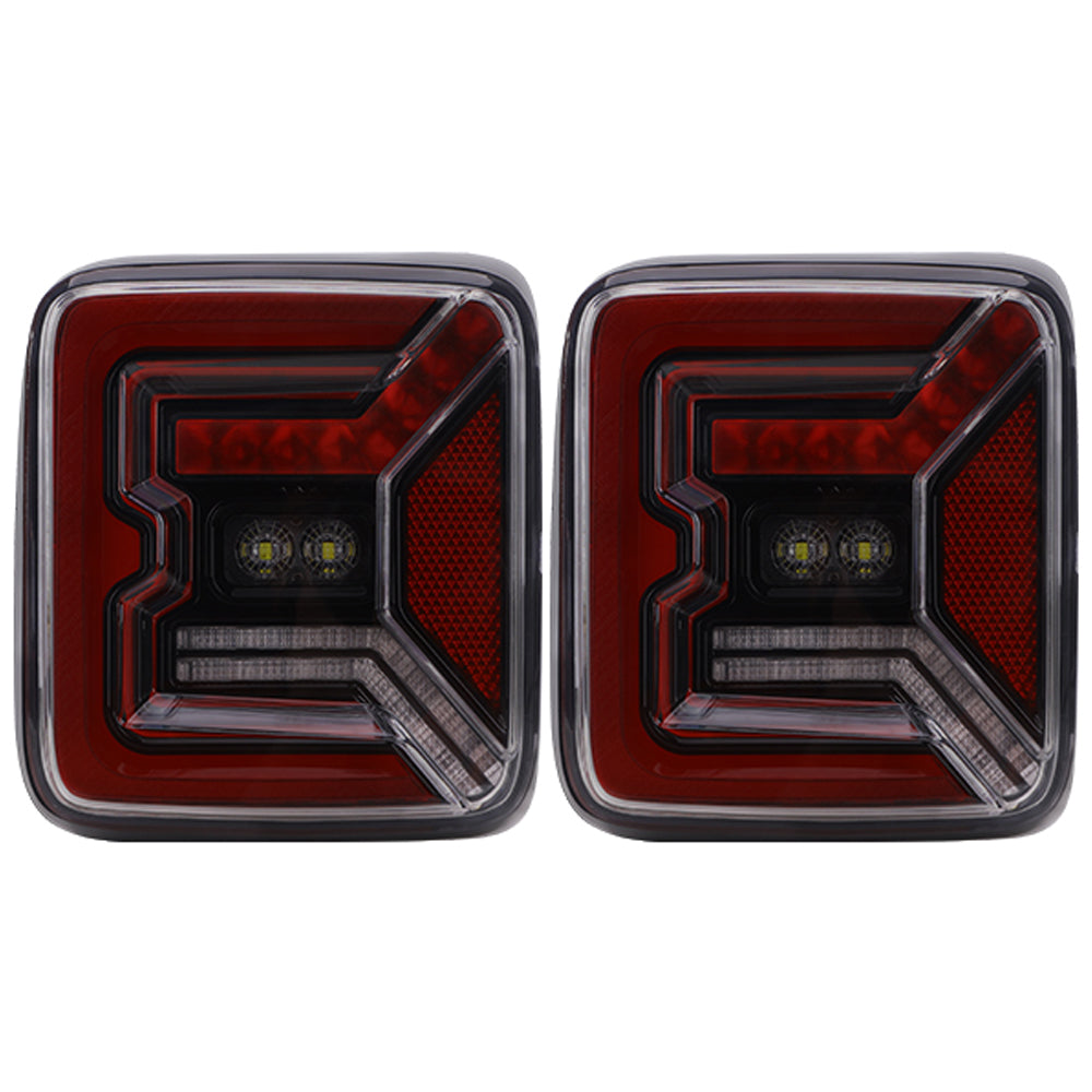 TAIL LIGHTS - 'NIGHT BAT' LED replacement for Wrangler JL / JLU 2018+ (pair)