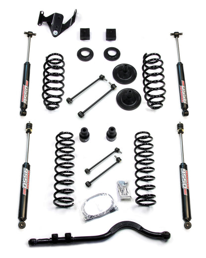 FULLY FITTED: 3" Teraflex COIL System with Shocks, Arms, Track Bar, CV, Stabiliser for Wrangler JK / JKU