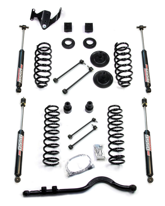FULLY FITTED: 3" Teraflex COIL System with Shocks, Arms, Track Bar, CV, Stabiliser for Wrangler JK / JKU
