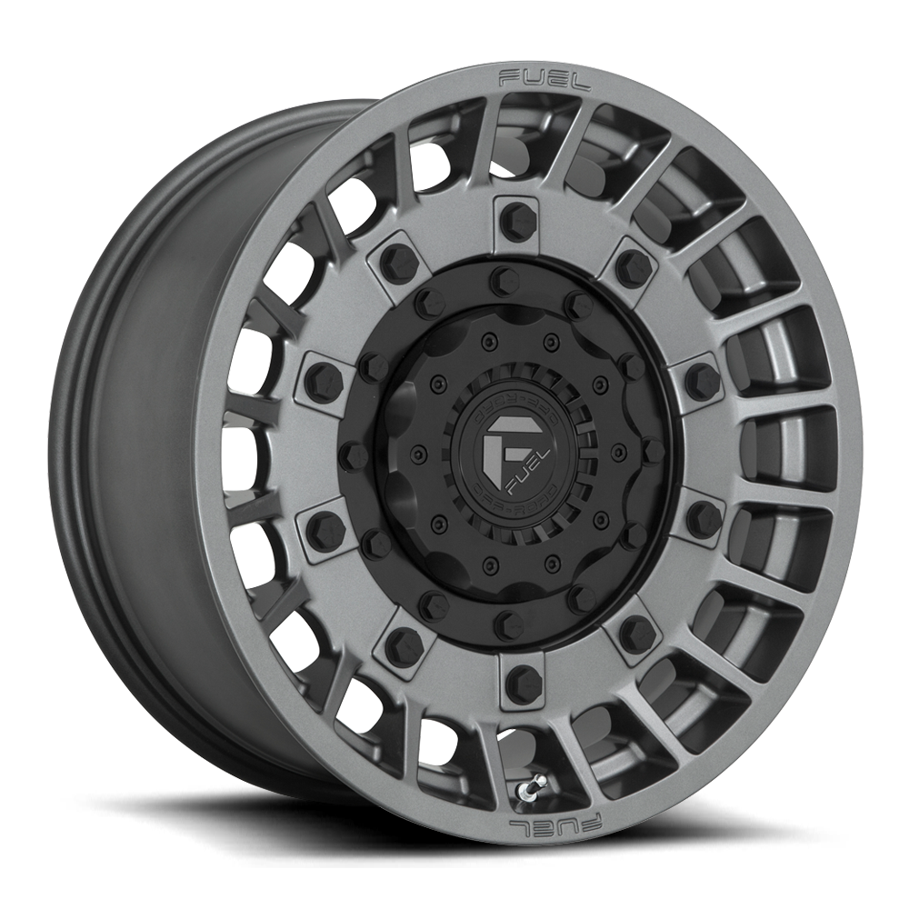 FUEL OFFROAD 'MILITIA' 20" D726 - Anthracite with Black Ring 20" Rims -18 (set of 5 Jeep 5x127/114)