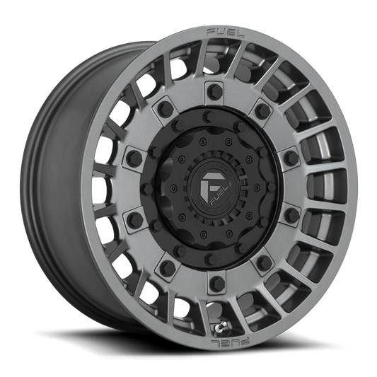 FUEL OFFROAD 'MILITIA' 20" D726 - Anthracite with Black Ring 20" Rims -18 (set of 5 Jeep 5x127/114)