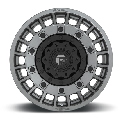 FUEL OFFROAD 'MILITIA' 20" D726 - Anthracite with Black Ring 20" Rims -18 (set of 5 Jeep 5x127/114)