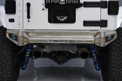 Topfire Marauder IV Stainless Steel / Steel Rear Bumper for Wrangler JK JKU