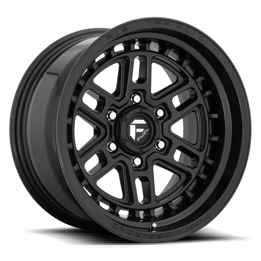 FUEL OFFROAD 'NITRO' 17" D667 - Satin Black 17" Rims 9J (set of 5 Jeep 5/127 -12) JK / JL