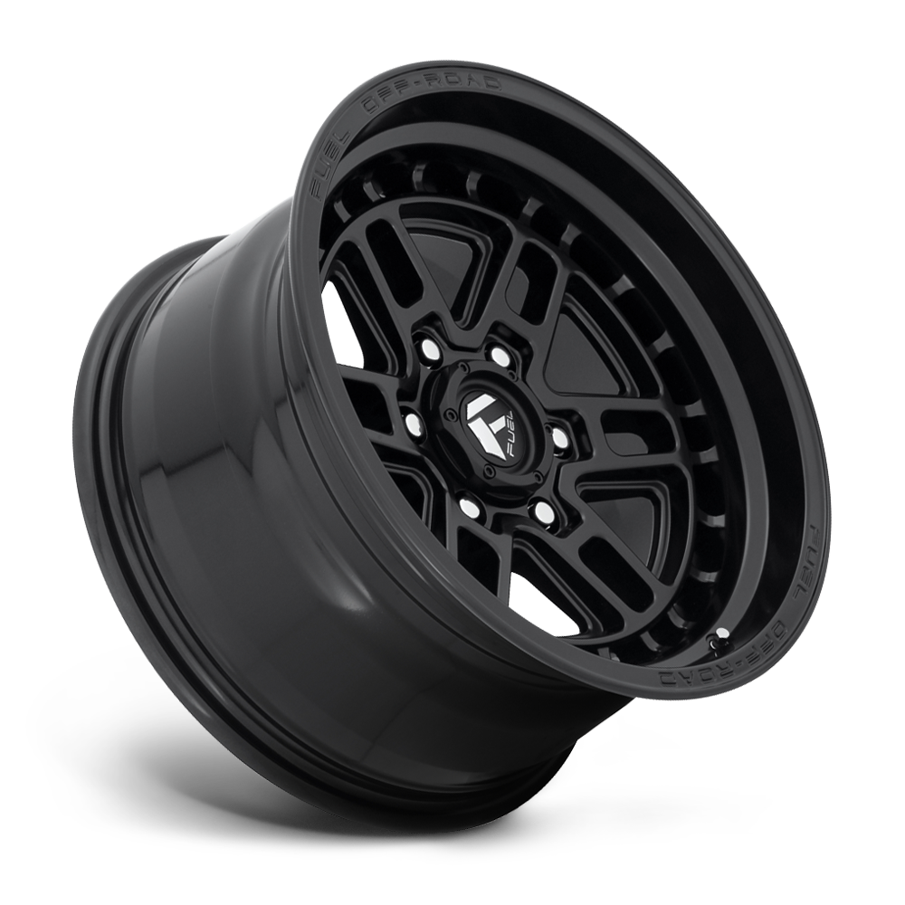 FUEL OFFROAD 'NITRO' 17" D667 - Satin Black 17" Rims 9J (set of 5 Jeep 5/127 -12) JK / JL
