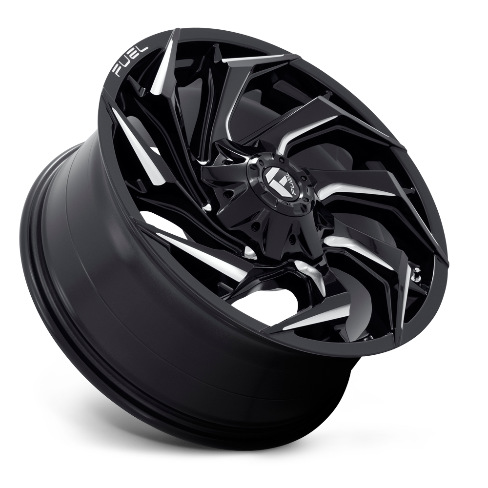 FUEL OFFROAD 'REACTION' 20" D753 - Gloss Black Mill 20" Rims -18 (set of 5 Jeep 5x127/114)