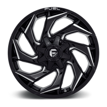 Load image into Gallery viewer, FUEL OFFROAD &#39;REACTION&#39; 20&quot; D753 - Gloss Black Mill 20&quot; Rims -18 (set of 5 Jeep 5x127/114)
