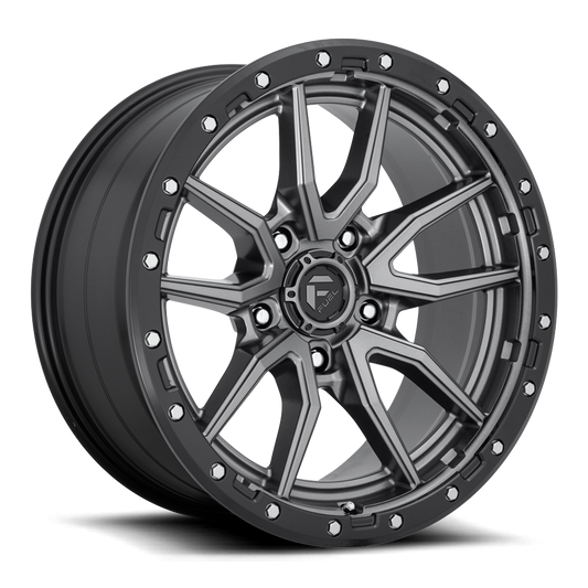 FUEL OFFROAD 'REBEL' 18" Rims D680 for Land Cruiser (Matt Anthracite with Black Ring) 9J +20 (set of 5 LC 5x150)