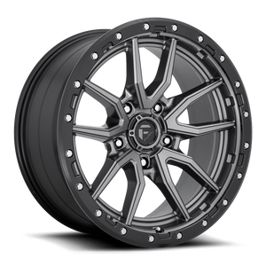 FUEL OFFROAD 'REBEL' 18" Rims D680 for Land Cruiser (Matt Anthracite with Black Ring) 9J +20 (set of 5 LC 5x150)