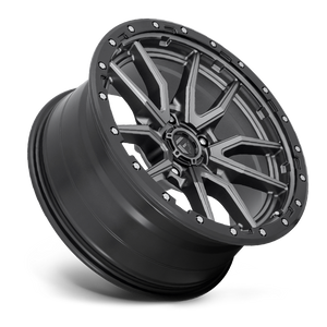 FUEL OFFROAD 'REBEL' 18" Rims D680 for Land Cruiser (Matt Anthracite with Black Ring) 9J +20 (set of 5 LC 5x150)