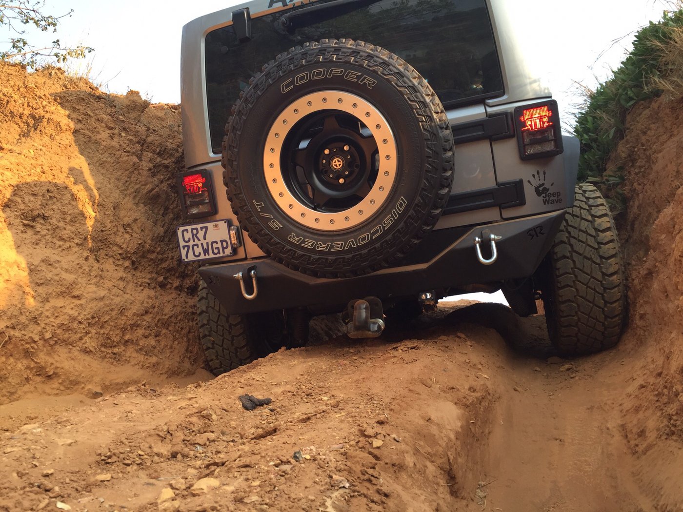 RockRage CRAWLER Rear STUBBY Bumper for Wrangler JK / JKU