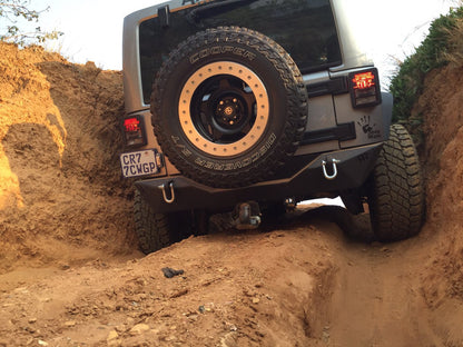 RockRage CRAWLER Rear STUBBY Bumper for Wrangler JK / JKU