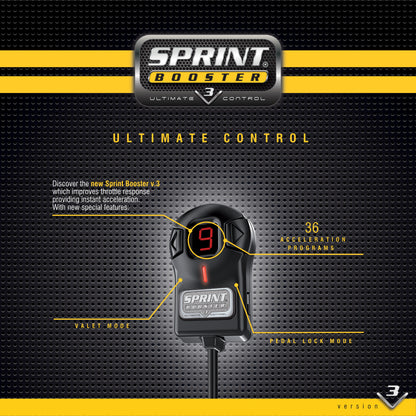 SPRINTBOOSTER 3 - Pedal controller for Ford Ranger, Focus, Land Rover and more (RSBD604)