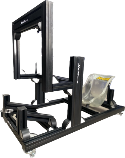 KARTPRO 'Black Series' KARTING SIM RIG (SNR Kart) with Integrated Screen Mount System