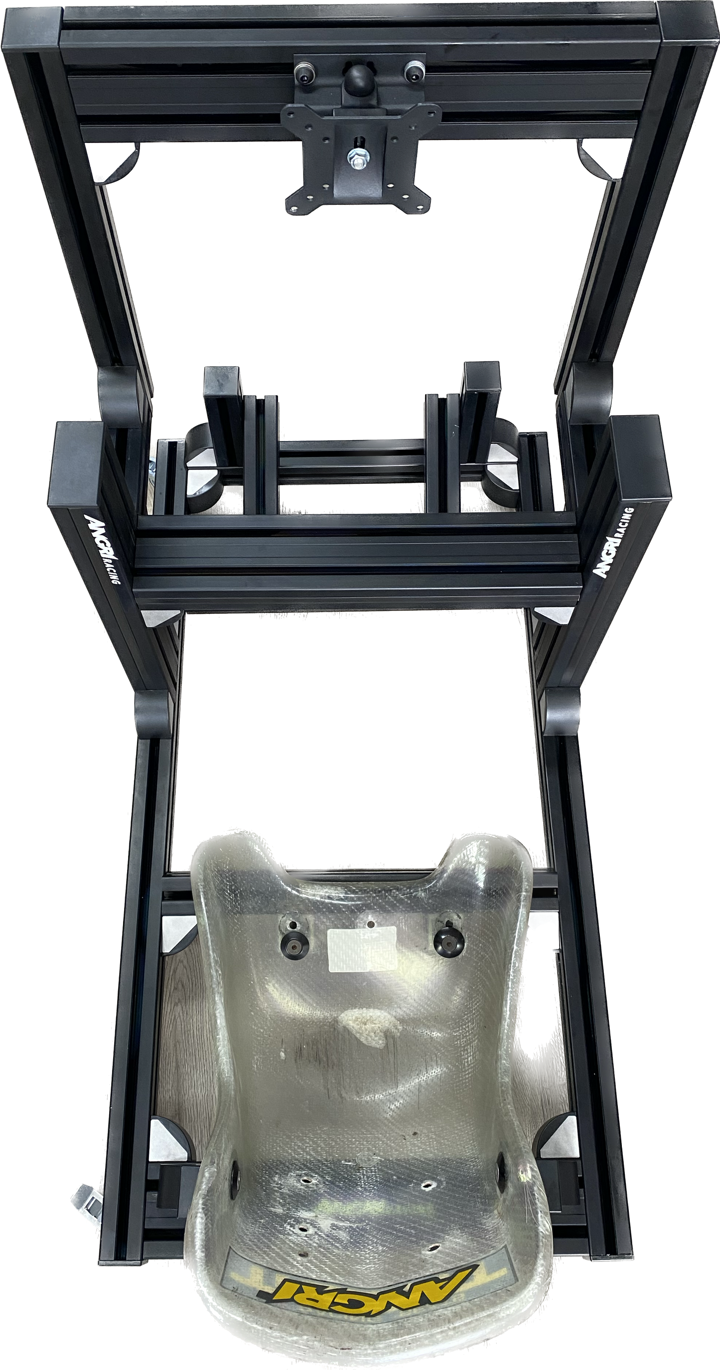 KARTPRO 'Black Series' KARTING SIM RIG (SNR Kart) with Integrated Screen Mount System