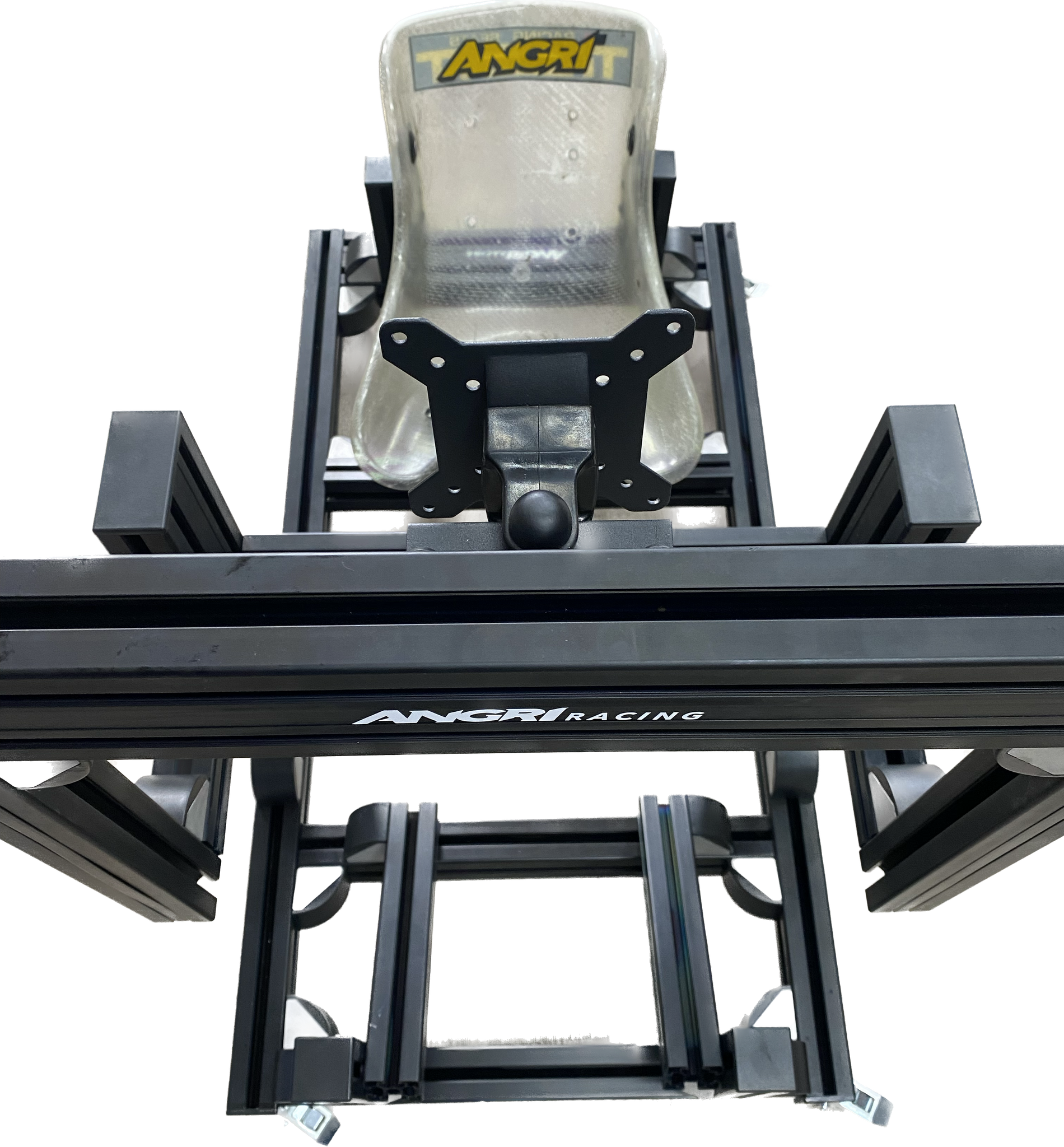 KARTPRO 'Black Series' KARTING SIM RIG (SNR Kart) with Integrated Scre ...