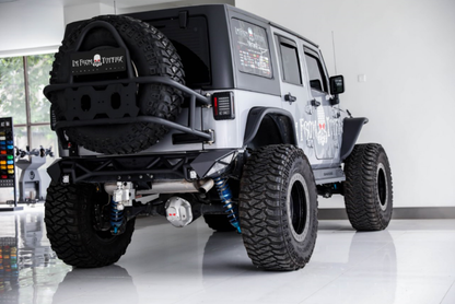 Topfire Fragment II Stainless Steel Rear Bumper (Shorty) for Wrangler JK JKU