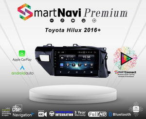 SMARTNavi 10" PREMIUM System 'Made for Hilux 2016+' (RETAIL BOX) with Apple CarPlay & Android Auto