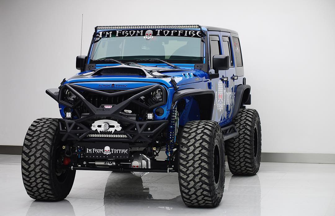 Topfire Wilder III Stainless Steel Front Bumper for Wrangler JK JKU