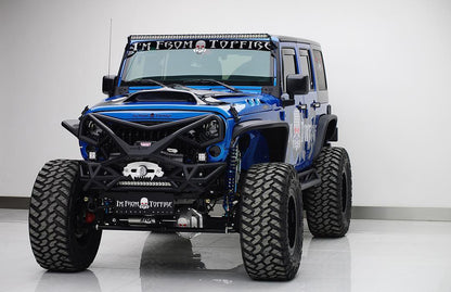 Topfire Wilder III Stainless Steel Front Bumper for Wrangler JK JKU