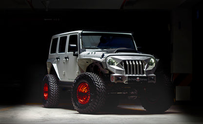 Topfire Marauder III Front Grumper (Bumper and Grill) for Wrangler JK JKU