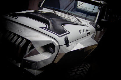 Topfire Marauder III Front Grumper (Bumper and Grill) for Wrangler JK JKU