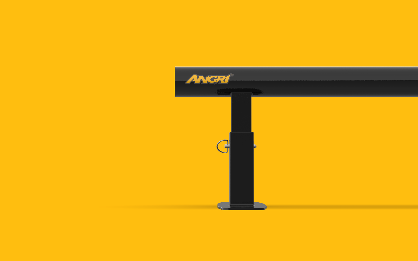 ANGRi Skate ROUND 3Bar Pro Skateboard Grind Rail System - 1.9m Adjustable