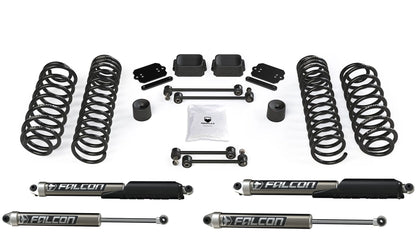 KIT ONLY: Teraflex 2.5" Coil Lift System, FALCON SP2 2.1 Shocks - for Wrangler JL 2DR / JLU 4DR (2019+)