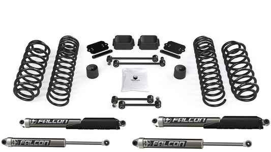 KIT ONLY: Teraflex 2.5" Coil Lift System, FALCON SP2 2.1 Shocks - for Wrangler JL 2DR / JLU 4DR (2019+)