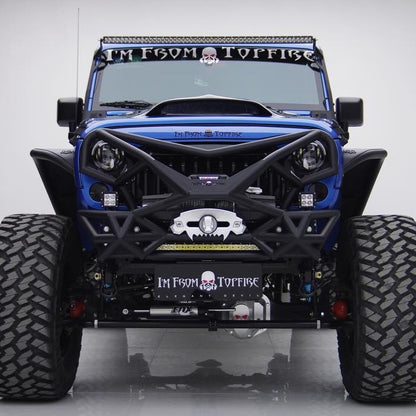 Topfire Wilder III Stainless Steel Front Bumper for Wrangler JK JKU