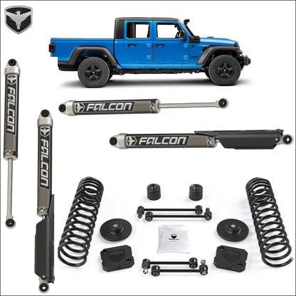 Teraflex 2.5" Performance Coil and Spacer Lift with FALCON SP2 2.1 Shocks (Kit Only) for JT Gladiator