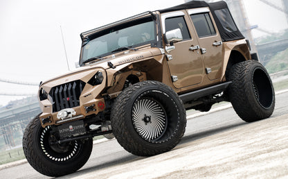 Topfire Marauder III Front Grumper (Bumper and Grill) for Wrangler JK JKU