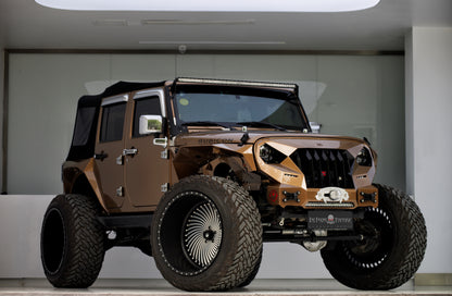 Topfire Marauder III Front Grumper (Bumper and Grill) for Wrangler JK JKU