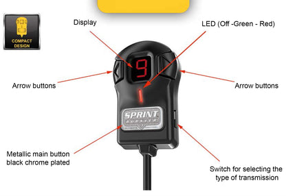 SPRINTBOOSTER 3 - Pedal controller for Ford Ranger, Focus, Land Rover and more (RSBD604)