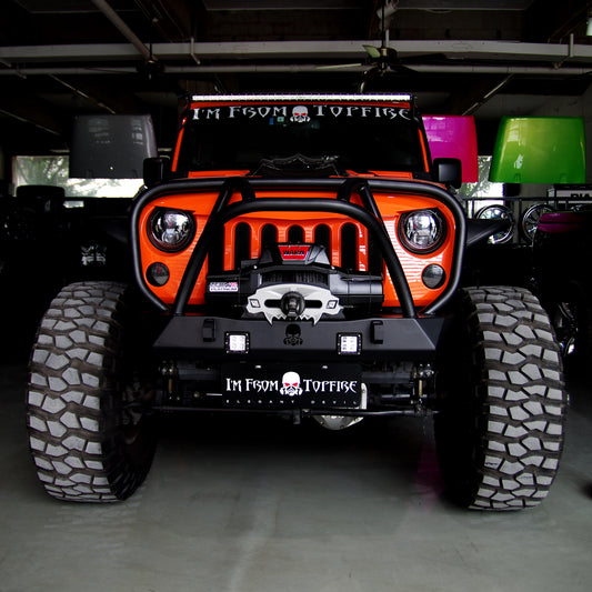 Topfire Wilder II Front Bumper Stubby for Wrangler JK JKU
