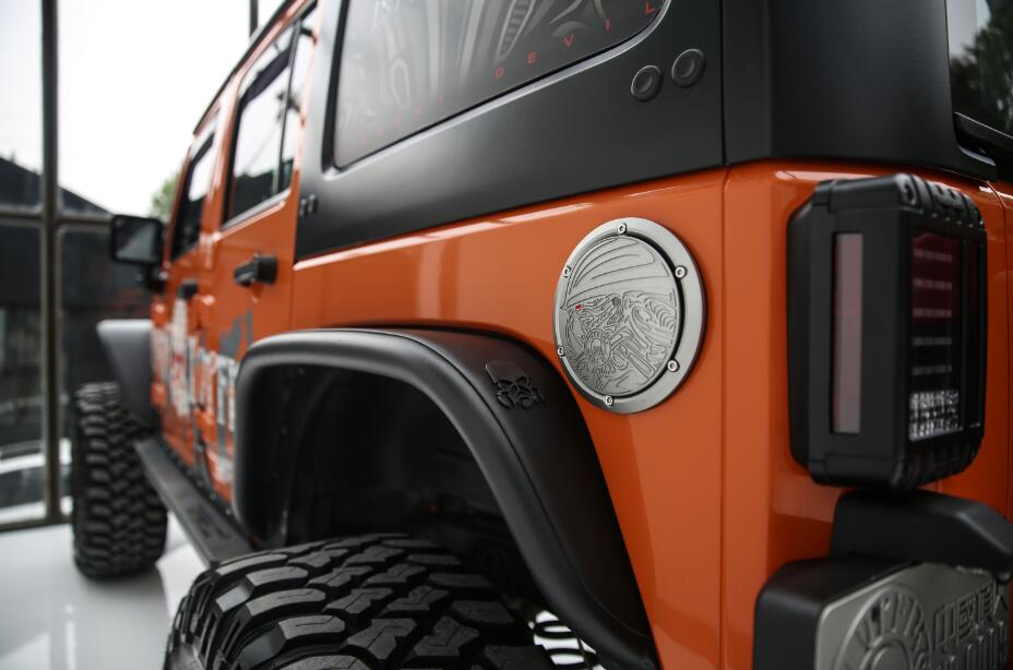 Topfire Fuel Cover / Fuel Flap - Eye of Devil for Wrangler JK JKU