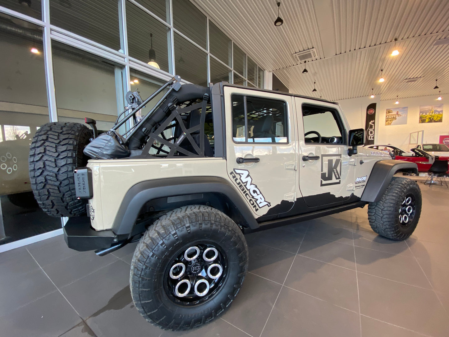 Full Cargo Net - by Maverick for Wrangler 2dr / 4dr / JK / JKU / JL / JLU / TJ / JT