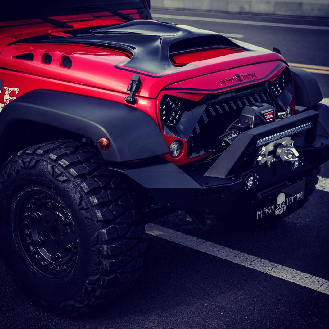 Topfire Fury Performance Hood / Bonnet JK/JKU