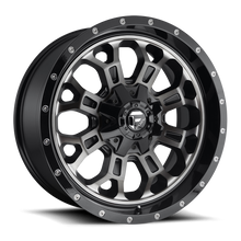 Load image into Gallery viewer, FUEL OFFROAD &#39;CRUSH&#39; 20&quot; D561 - DDT Centre/Gloss Black 20/10&quot; Rim -18 (set of 5 Jeep 5x127 / 5x114)
