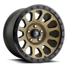 Load image into Gallery viewer, FUEL OFFROAD &#39;VECTOR&#39; 17&quot; D600- Matte Bronze - Black Ring 17/9 Rims (set of 5 Jeep 5x127 - 12) JK, JL, Gladiator
