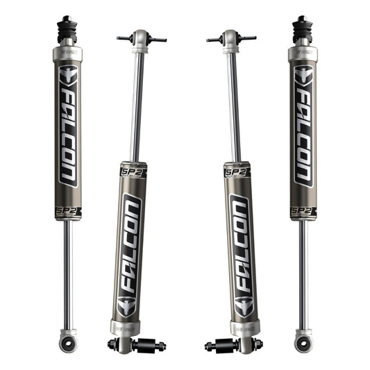 Falcon SP2 2.1 Mode-Adjust Monotube Shocks (1.5" - 2.5” Lift) - All 4 for Wrangler JK JKU 2dr/4dr