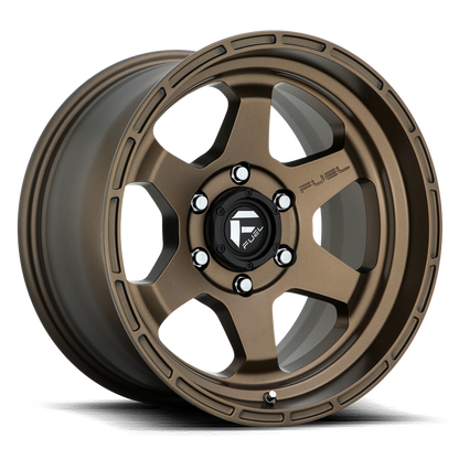 FUEL OFFROAD 'Shok' 17" D666 - Matte Bronze 17" Rims 9J -12 (set of 5 Jeep 5x127)