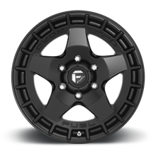 Load image into Gallery viewer, FUEL OFFROAD &#39;WARP&#39; 17&quot; D733 - Satin Black 17&quot; Rims -12 (set of 5 Jeep 5/127)
