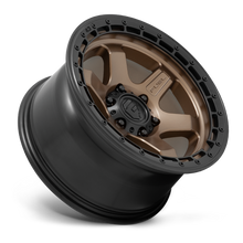 Load image into Gallery viewer, FUEL OFFROAD &#39;BLOCK&#39; 17&quot; D751 - Matte Bronze with Black Rim 17/9 Rims (set of 5 Jeep 5x127 -12)
