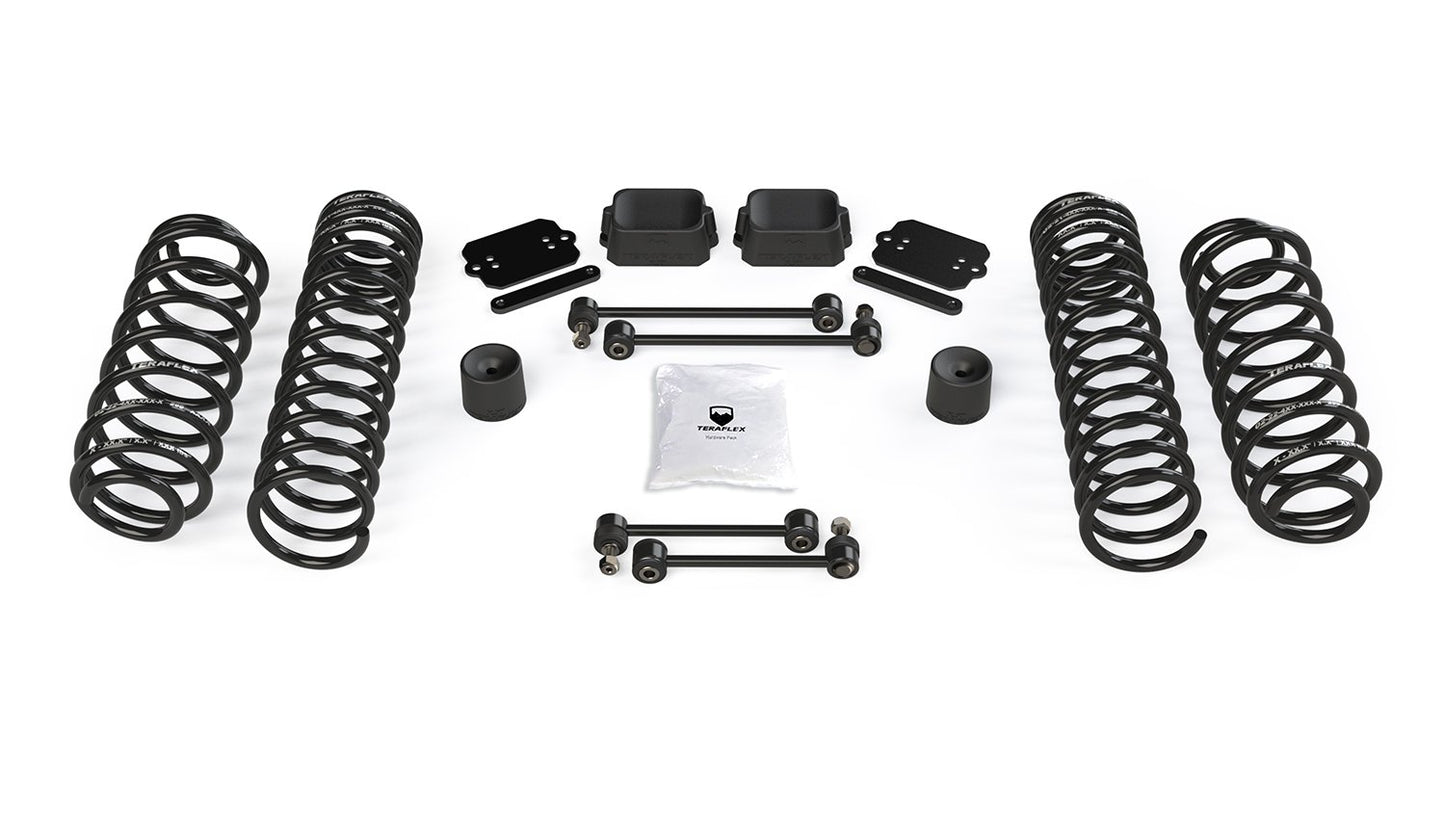 KIT ONLY: Teraflex 2.5" Coil Lift System with 9550 Shocks for Wrangler JL 2DR / JLU 4DR (2019+)