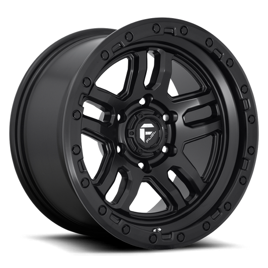 FUEL OFFROAD 'AMMO' 17" D700 - Matte Black 17" Rims 9J (set of 5 Jeep 5/127 -12) JK / JL