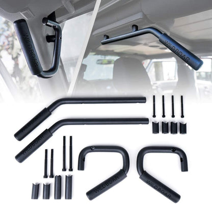 GRAB Handles - 'D' Type Steel for Wrangler JK JKU