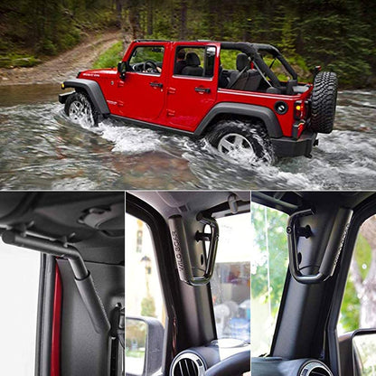 GRAB Handles - 'D' Type Steel for Wrangler JK JKU