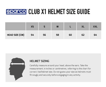 Load image into Gallery viewer, Sparco CLUB X1 Motorsport Helmet (Not Fireproof) - WHITE
